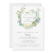 Jardin Succulent | Mariage d'aquarelle florale