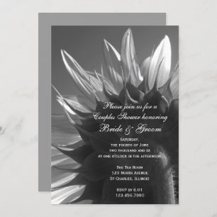 Invitation Jardin Sunflower Couples Wedding shower