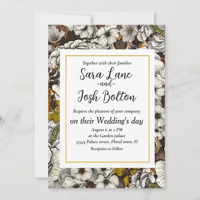 Invitation Jardin Tarantula 2 (Devant)