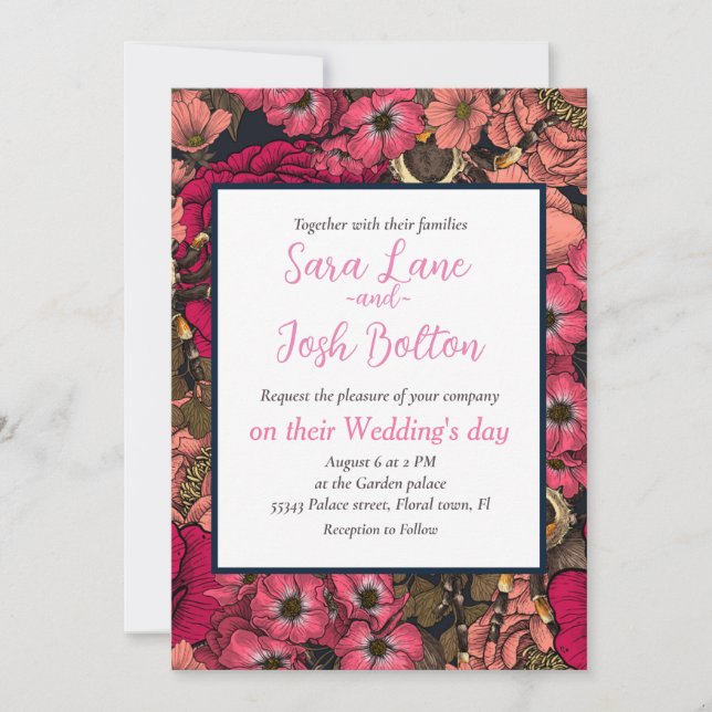 Invitation Jardin Tarantula 4 (Devant)