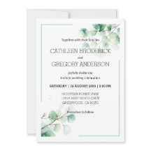 Jardin Vert Aquarelle Eucalyptus Feuilles