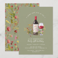 Jardin vert Sage | Dégustation de vin Adulte Anniv