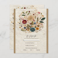 Jardin Whimsical Pressé Fleurs Bohème RSVP