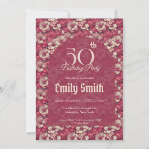 Invitation Jardiniers Minimalistes Inspirés 60E Anniversaire