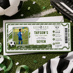 Invitation J'avais 6 ans, maintenant j'ai 7 ans Soccer Americ