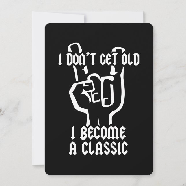 Invitation Je deviens un classique (Devant)