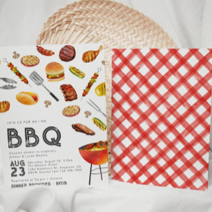 Invitation Je fais du BBQ Mariage BBQ