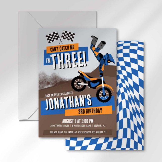 Invitation Je ne peux pas m'attraper Je suis trois jours de v (Créateur téléchargé)