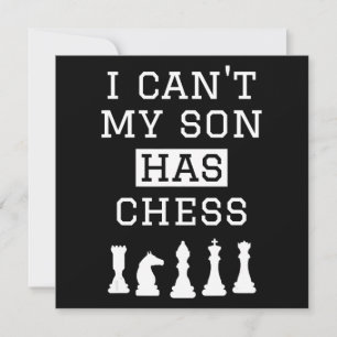 Invitation je ne peux pas que mon fils ait des échecs drôles 