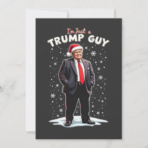 Invitation Je ne suis qu'un Trump Guy Chill Noël Père Noël