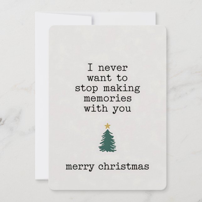 Invitation Je ne veux jamais cesser de faire des souvenirs av (Devant)