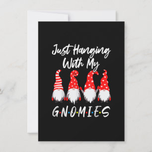 Invitation Je Passe Juste Avec Mes Gnomies Noël Gnome Pajam
