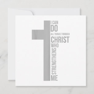 Invitation Je Peux Faire Tout Par Le Christ Qui Renforce