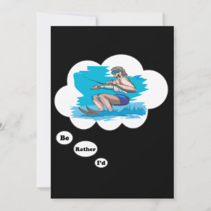 Invitation Je préfère faire du ski nautique