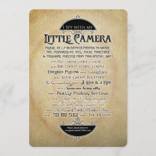 Invitation Je remarque le jeu typographique de la Réunion de