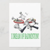 Je rêve du badminton