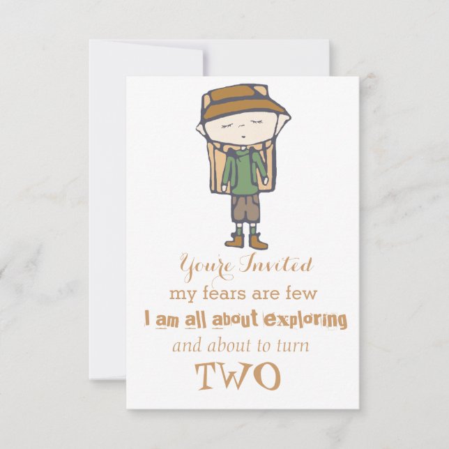 Invitation Je saute des siestes pour l'invitation d'anniversa (Devant)