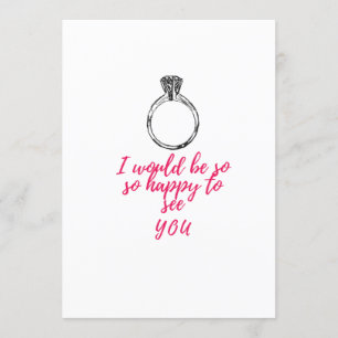 Invitation Je serais si heureux de vous voir