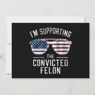 Invitation Je soutiens le féon condamné Pro Trump 2024