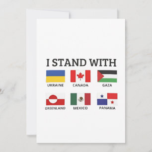 Invitation Je Suis Avec Le Canada Mexique Gaza Ukraine