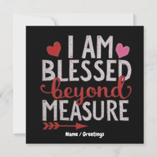 Invitation Je Suis Heureux Au-Delà De La Mesure Graphique Mig