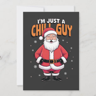 Invitation Je suis juste un type cool Meme Noël drôle 2025