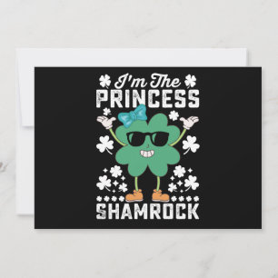 Invitation Je suis La Princesse Shamrock St Patrick's Day Iri