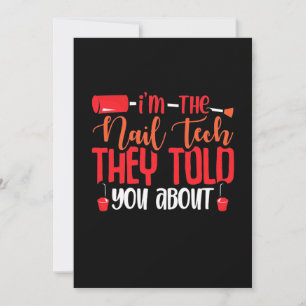 Invitation Je Suis La Technologie Des Ongles