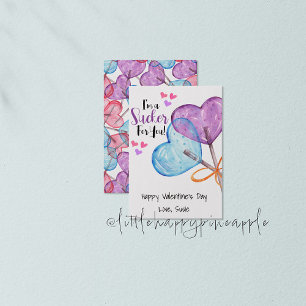 Invitation Je suis un aspirateur pour toi Valentine Card