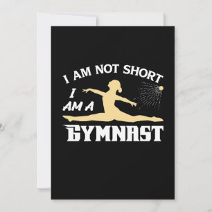 Invitation Je suis une gymnaste