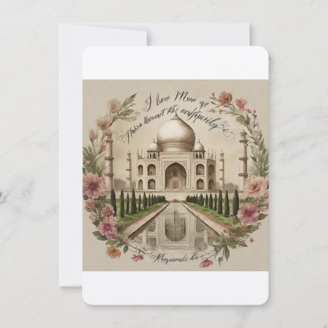 Invitation Je t'aime plus que tout (Devant)