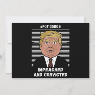 Invitation Je vote pour le criminel condamné Pro Trump 2024