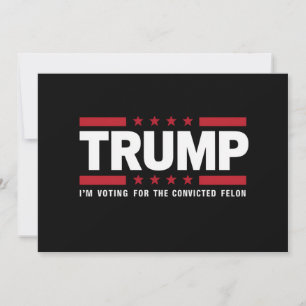 Invitation Je Vote Pour Le Féon Condamné Pro Trump 2024