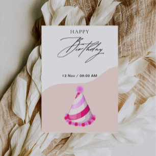 Invitation Je vous souhaite bonheur, amour et réussite,