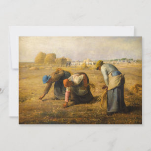 Invitation Jean-François Millet - Les Gleaners