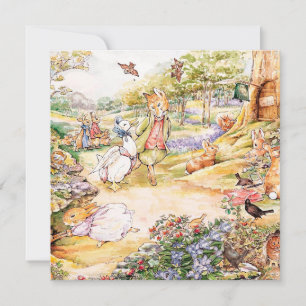 Invitation Jemima Puddle Duck se promener avec M. Fox