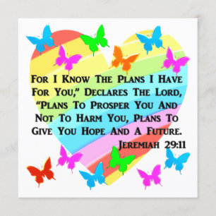 INVITATION JEREMIAH 29:11