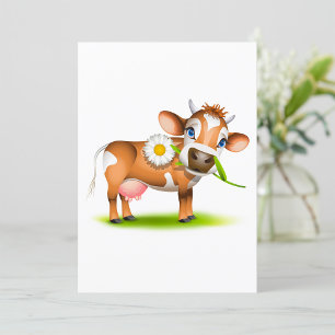 Invitation Jersey Cow