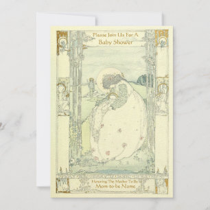 Invitation Jessie Marion King de l'époque victorienne