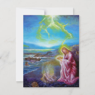 Invitation JÉSUS AU BORD DE LA MER ,St Jean 21