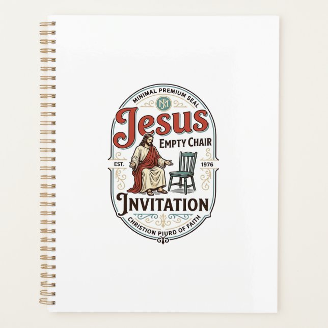 Invitation Jésus Chaise Vide Invitation Jésus Chai (Devant)