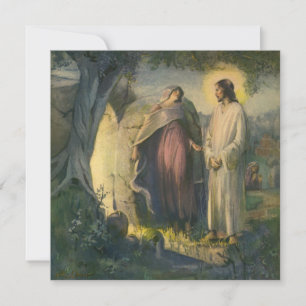 Invitation Jésus Christ ressuscité par la tombe par ML Greer