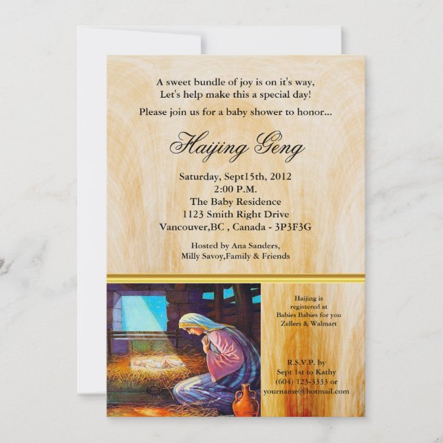 Invitation Jésus Entre Dans Notre Monde Jean 1:14 (Devant)