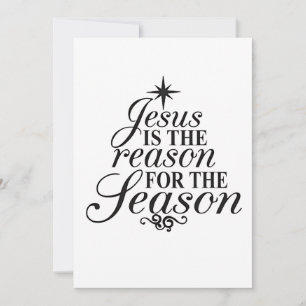 Invitation Jésus Est La Raison Pour La Saison Noël