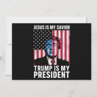 Jésus est mon sauveur Trump est mon président 2024