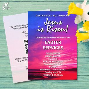 Invitation JÉSUS EST RESSUSCITÉ Célébrations de Pâques person