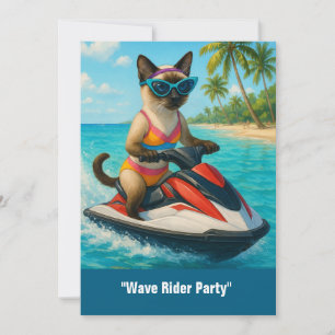 Invitation Jet Ski en mer pour les amateurs de sport aquatiqu