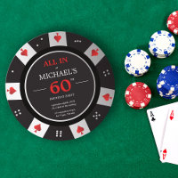Jeton de poker du Casino Las Vegas pour le 60e ann