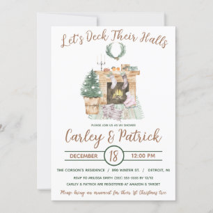 Invitation Jetons leurs couloirs, Fête des mariées de vacance