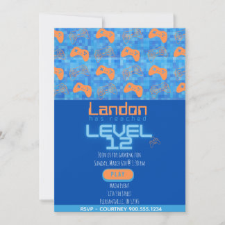 Invitation Jeu d'anniversaire